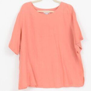 Vintage 1990s Adrian Jordan 100% Silk Pullover Blouse PLUS Size 18/20 Office